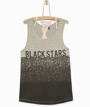 WAY by IKKS Tom Boy 2in1 Top gris chiné